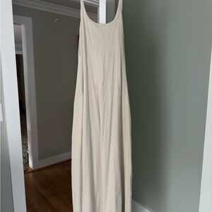 Old Navy Cream Maxi Dress